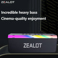 ZEALOT S72 20W Wireless Speakers, Dual Pairing, RGB light, 3000mAh Battery, Charging Cable, Booming bass.