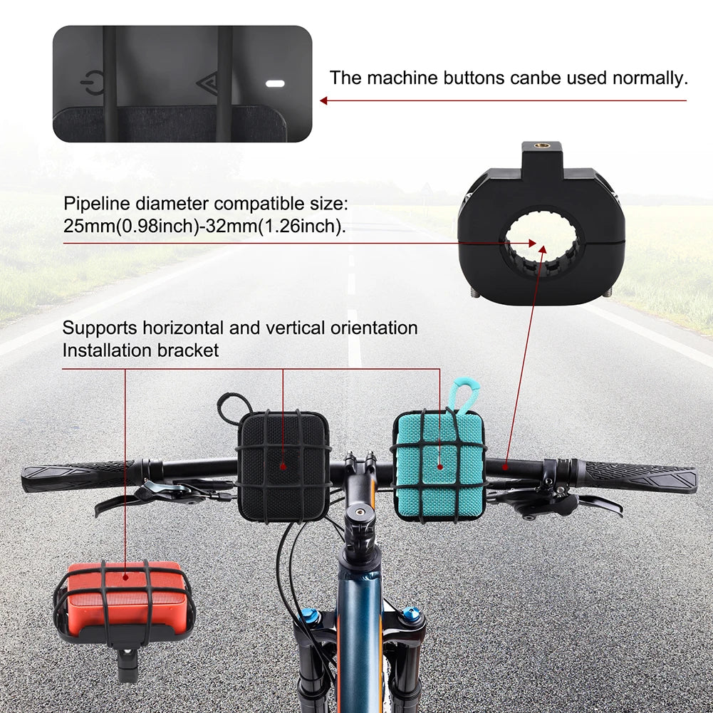 Universal Bicycle Speaker Mount Stand Portable MTB Road Bike Bracket Speaker Holder for JBL GO 4/GO 3/GO 2 Speaker Accessories