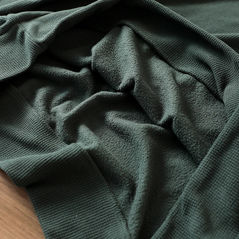 Blazebaron Men's Hoodie Sweatirt Micro Velvet Me Texture Casual Spring Autumn Loose Fit Pure Color Busin Casual