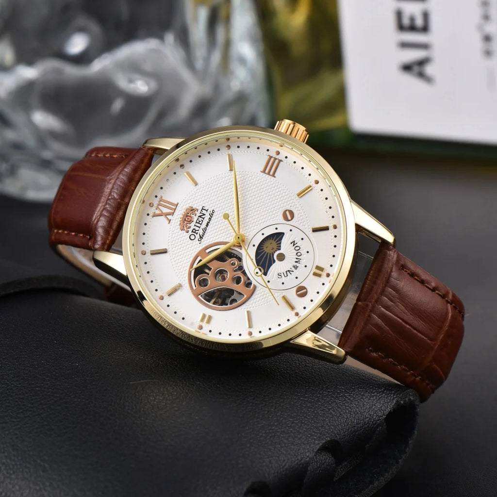 118A StoreMechanical Movement Unisex Watch Full Functionality World Time Ultra-Thin Orient Series