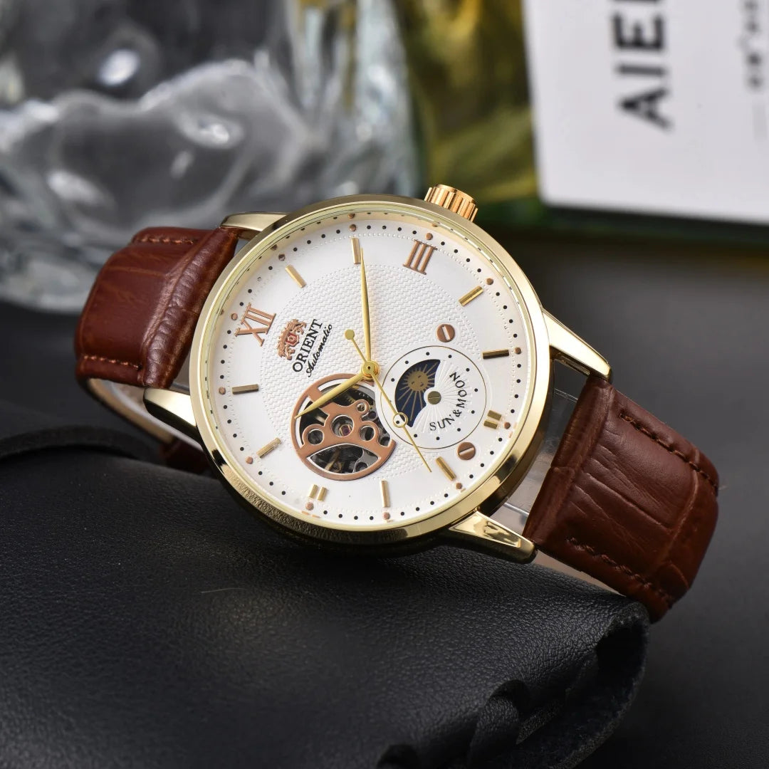 118A StoreMechanical Movement Unisex Watch Full Functionality World Time Ultra-Thin Orient Series