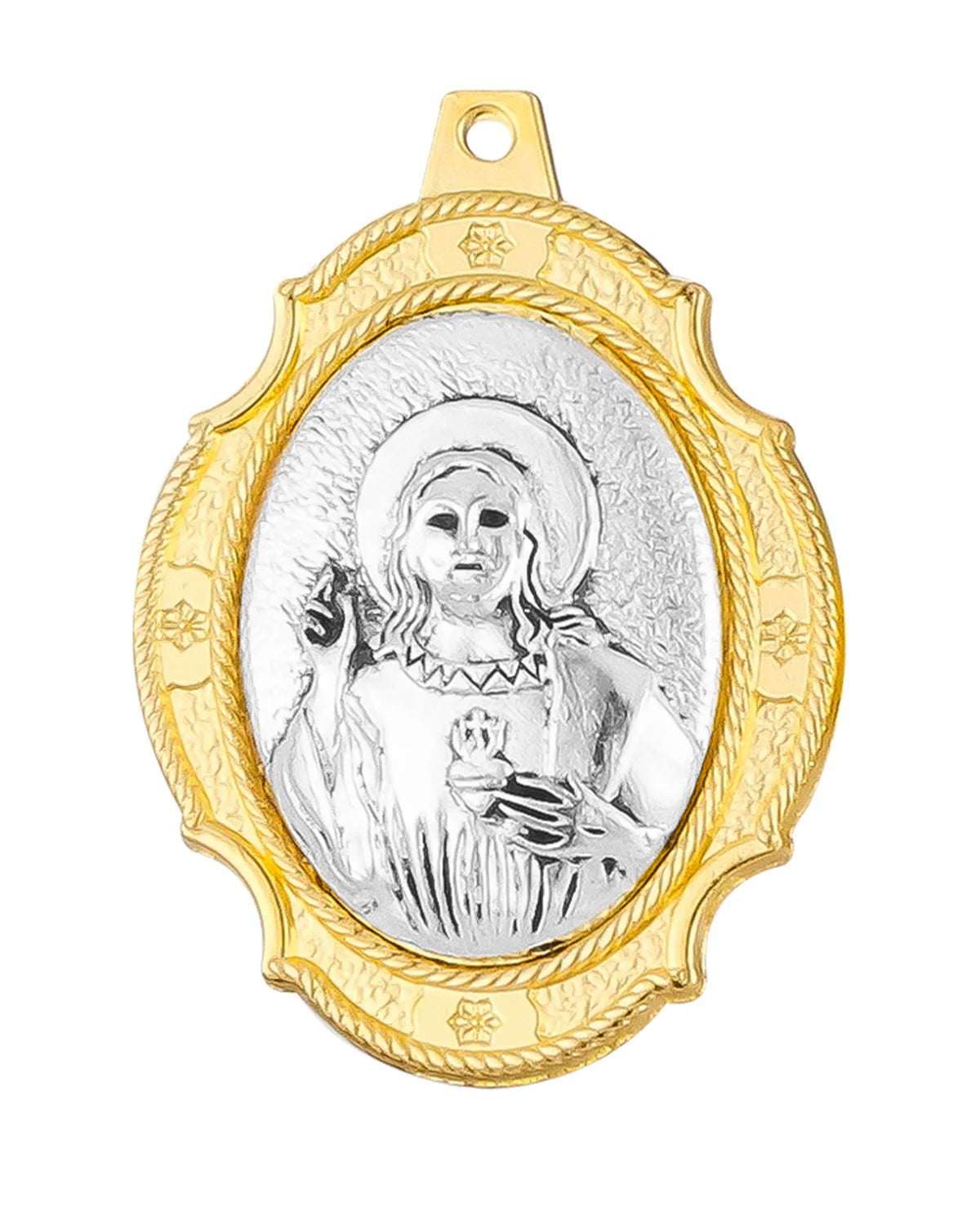 10 Styles 3 Colors Holy Icon Our Lady of Mount Carmel Miracle Madonna Pio Sacred Heart Jesus Pendant DIY Religious Keychain Part