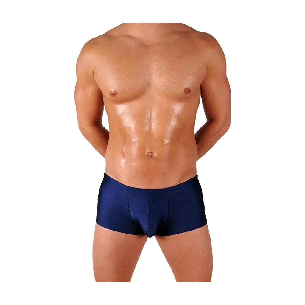 Men's Boxers Swim Shorts Men's Race Style  Swimsuit With Front Pocket  Beach Pool  Super Speed Dry Water Sports