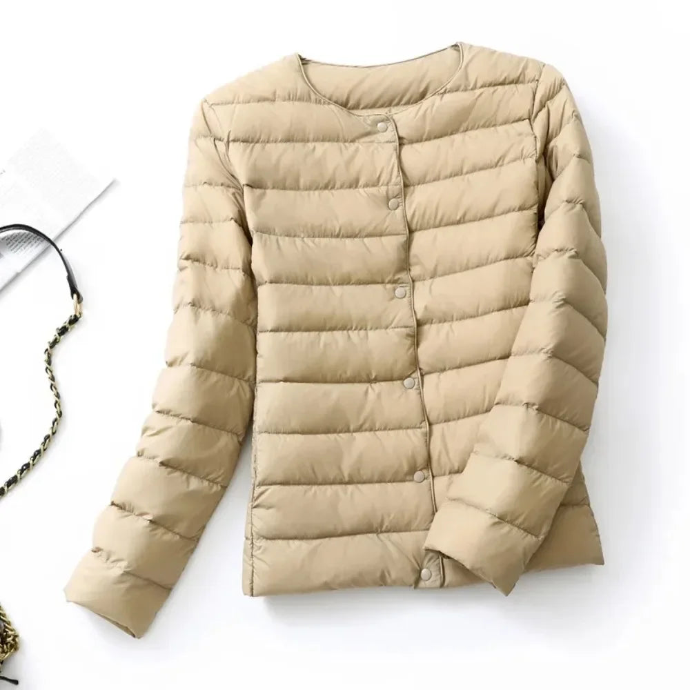 Women's Down Jackets Plus Coats Light Duck Down Jacket Women Matt Fabric Lightweight Coat Warm Female Windbreaker Parka