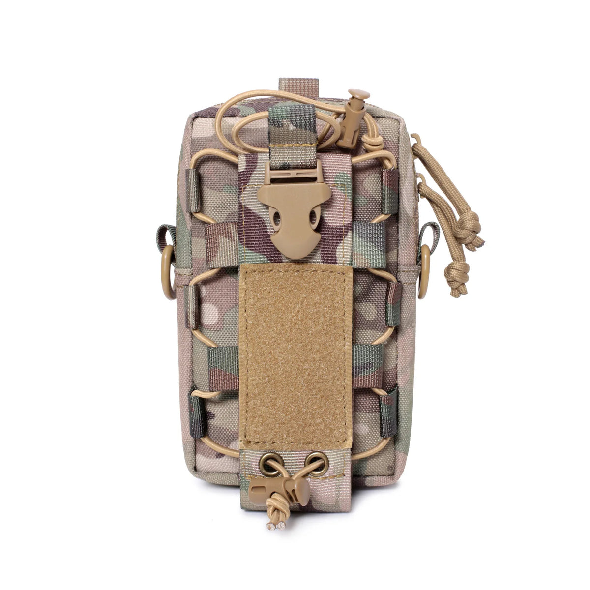 Molle EDC Water Bottle Pouch Canteen Kettle Carrier Holder Outdoor Sports Phone Holder Travel Camping Hiking Hunting Waist Bag