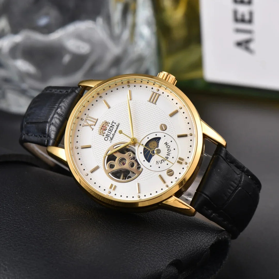118A StoreMechanical Movement Unisex Watch Full Functionality World Time Ultra-Thin Orient Series