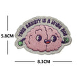 Animal With Knife Fabric Applique Embroidery Hook and Loop Patch,Peace Goose,Angry Frog,Cat,Duck Tactical Badges Clothes Sticker