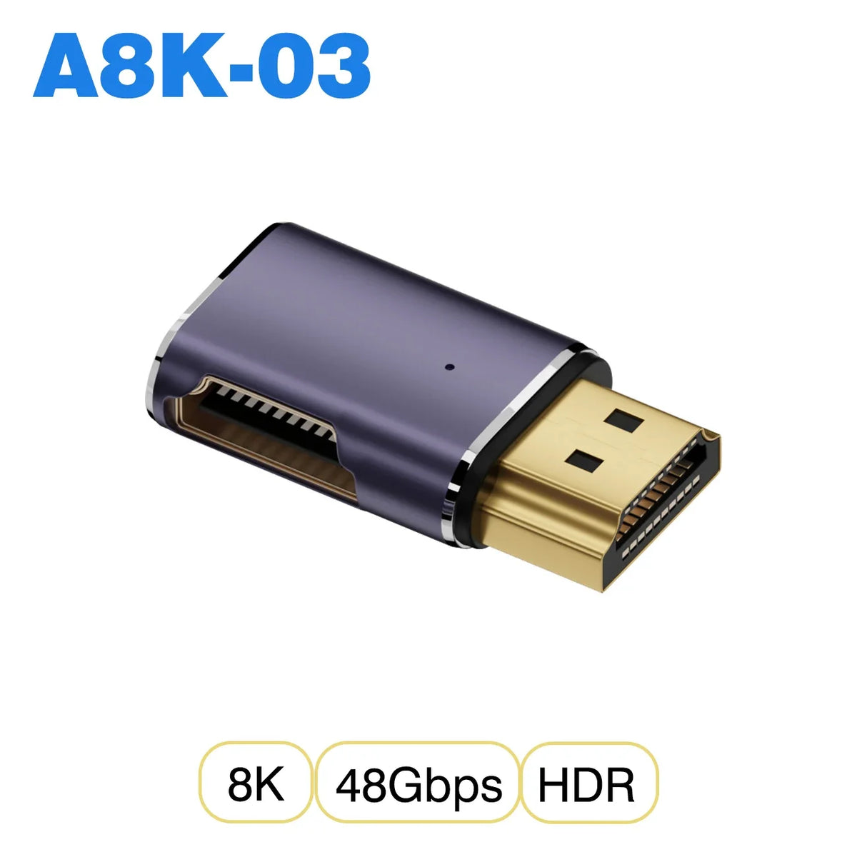 mini micro hdmi to HDMI 2.1 Converter 48Gpbs 8K60HZ 4K120HZ for HDTV Projector PS4 PS5 Laptop PC