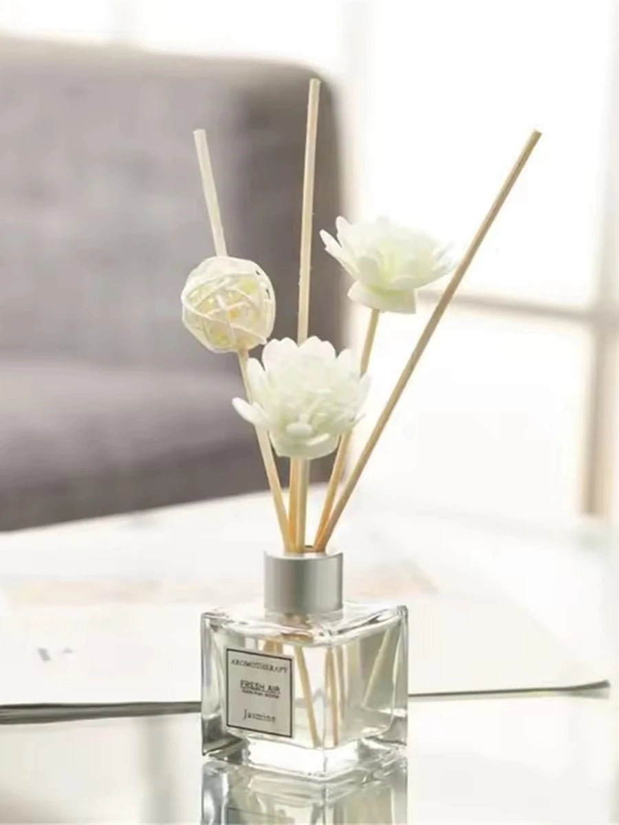 Cherry Blossom Rose Fragrance Fireless Aromatherapy Room Decoration Home Fragrance Diffuser Household Fresh Perfume Long Lasting