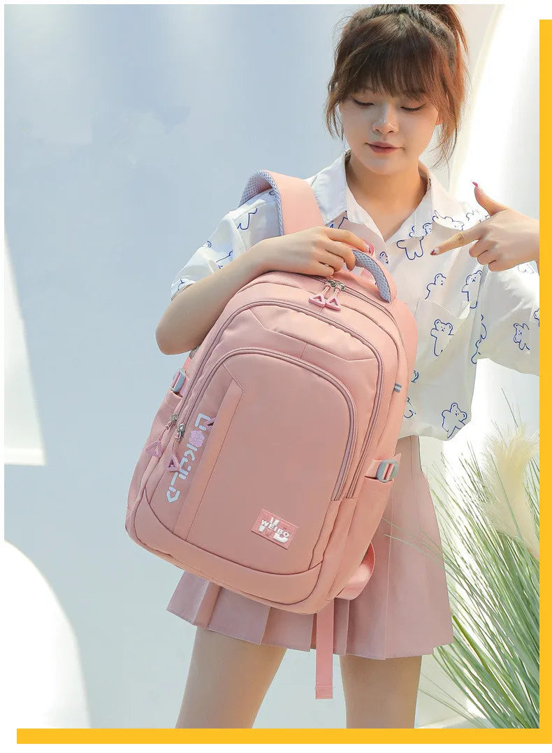 Backpack School Bag Girl Back Pack For Children Kid Child Teenager Female Class Schoolbag Primary Women Bagpack Teen Bookbag Kit