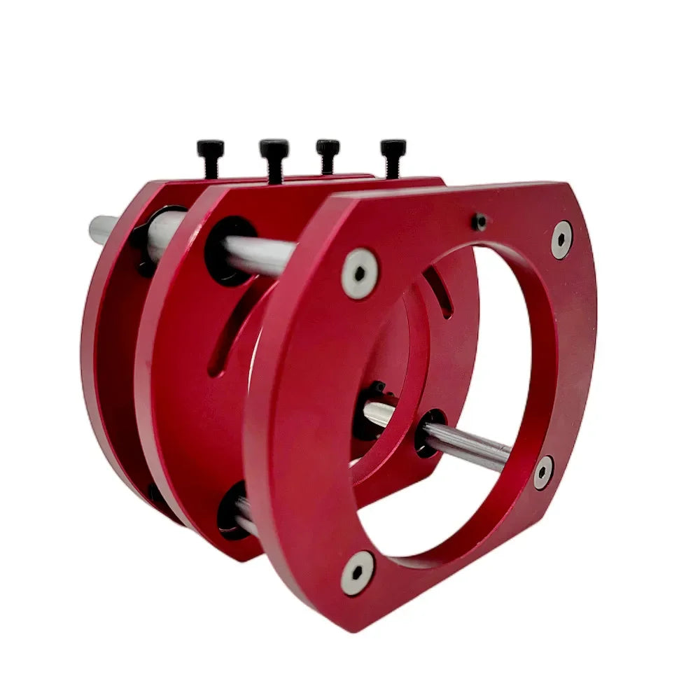 Precision Aluminum Router Lift Kit Hand Crank Router Plate Lifting System Woodworking Router Table Trimmer Engraving Machine
