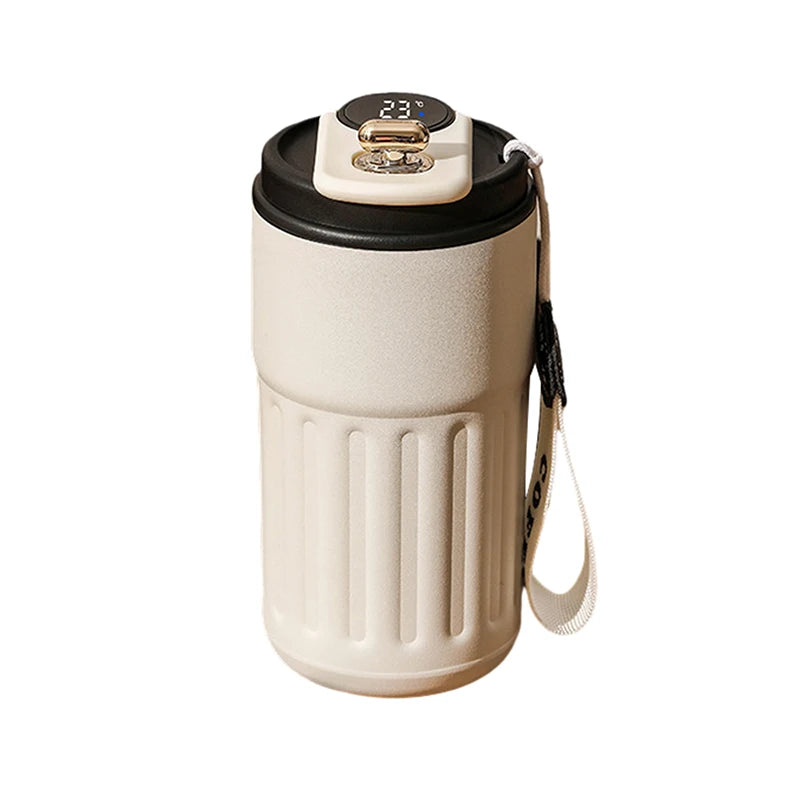 450Ml Insulated Cup 316 Stainless Steel Coffee Cup Temperature Digital Display Portable Sport Water Bottle Universal Water Cup