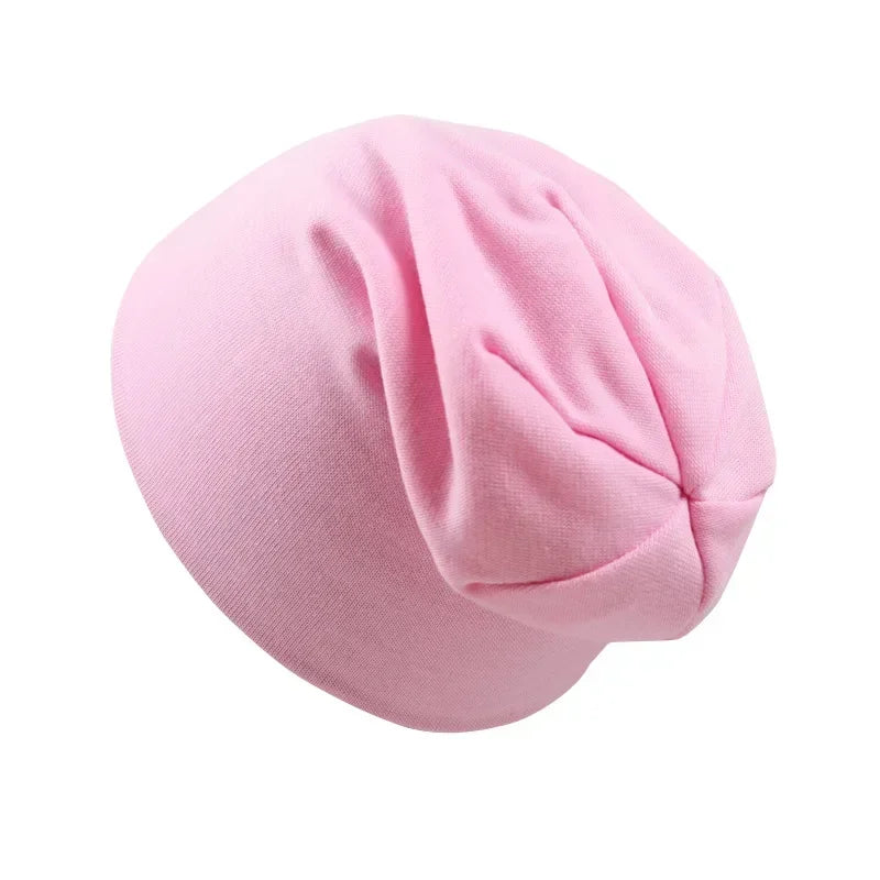 Kids Knitted Beanie Hat  0M-4Y Solid Color Warm Windproof  Spring Autumn Hip Hop Accessories for Boys Girls Outdoor