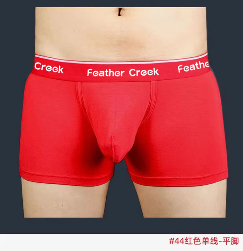 Men's boxers with big pockets sexy briefs men's underwear
