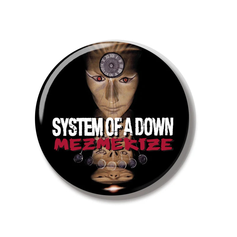 44MM Soad system down Band Pin Soft Button Pin Jewelry Creative Badge Cartoon Brooch Lapel Pin Bag Backpack Hat Decoration