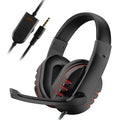 3.5mm Headphones Wired Gaming Headset Earphones For PS4 Play Station 4 Game PC Chat Headset  With Microphone
