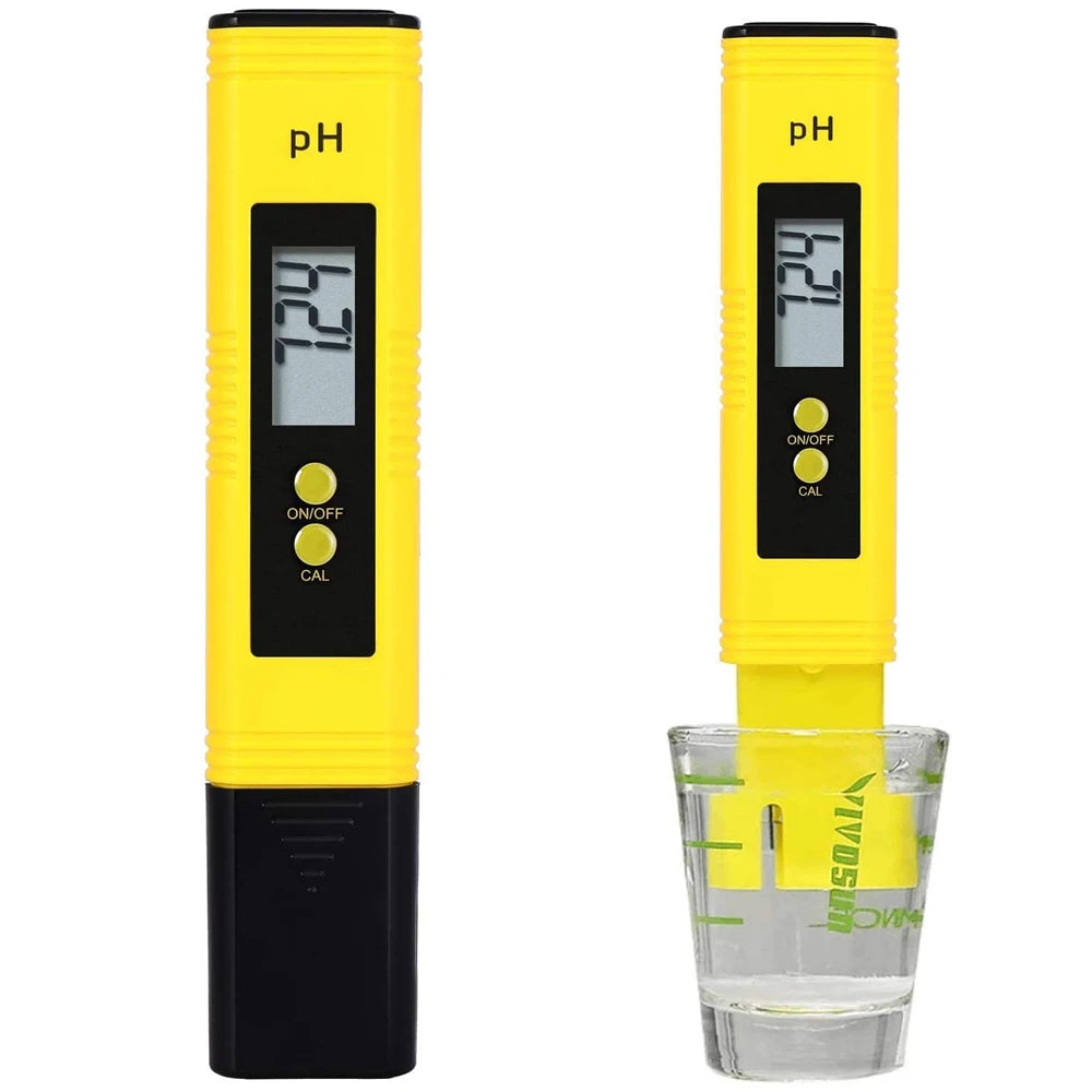 PH Meter & TDS Meter Digital Water Quality Tester 0-14 PH Meter Tester 0-9990PPM TDS&EC LCD Water Purity PPM Aquarium Filter
