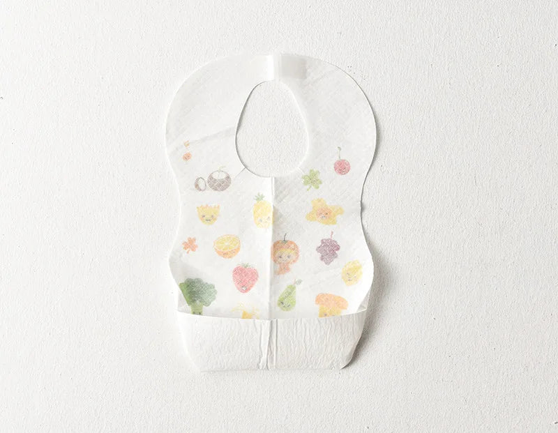 10/30/50pcs Disposable Baby Bibs Waterproof Feeding Bibs for Children Portable Burp Cloth Babies Accessories