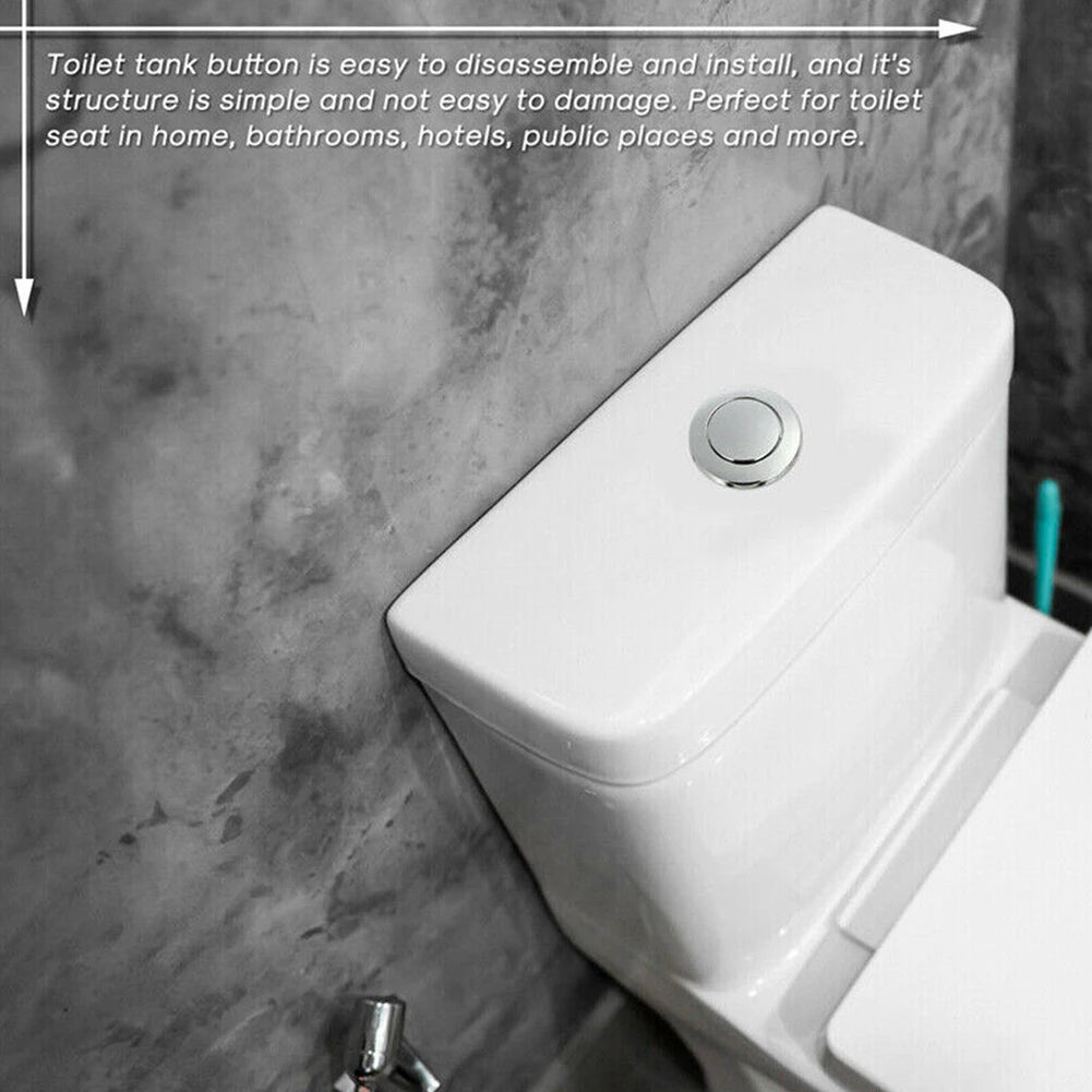 Botão de pressão universal de 38 mm para autoclismo, descarga simples, para sanitas em casas, casas de banho e hotéis