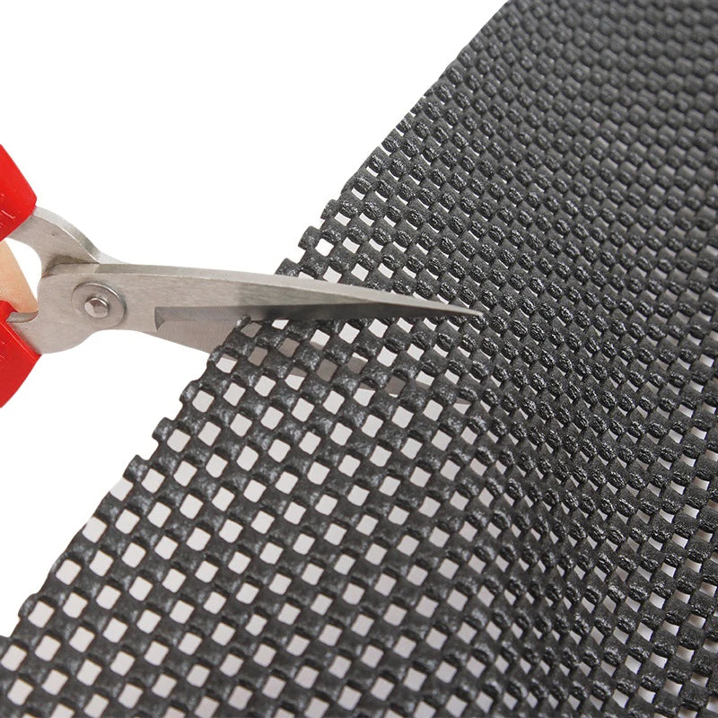 Car Trunk Mat Non-slip Soft DIY Free Cutting Easy To Clean Mat Outsize Mesh Fabric Mats PVC Foam Custom Anti Slip Mat 150cm*50cm