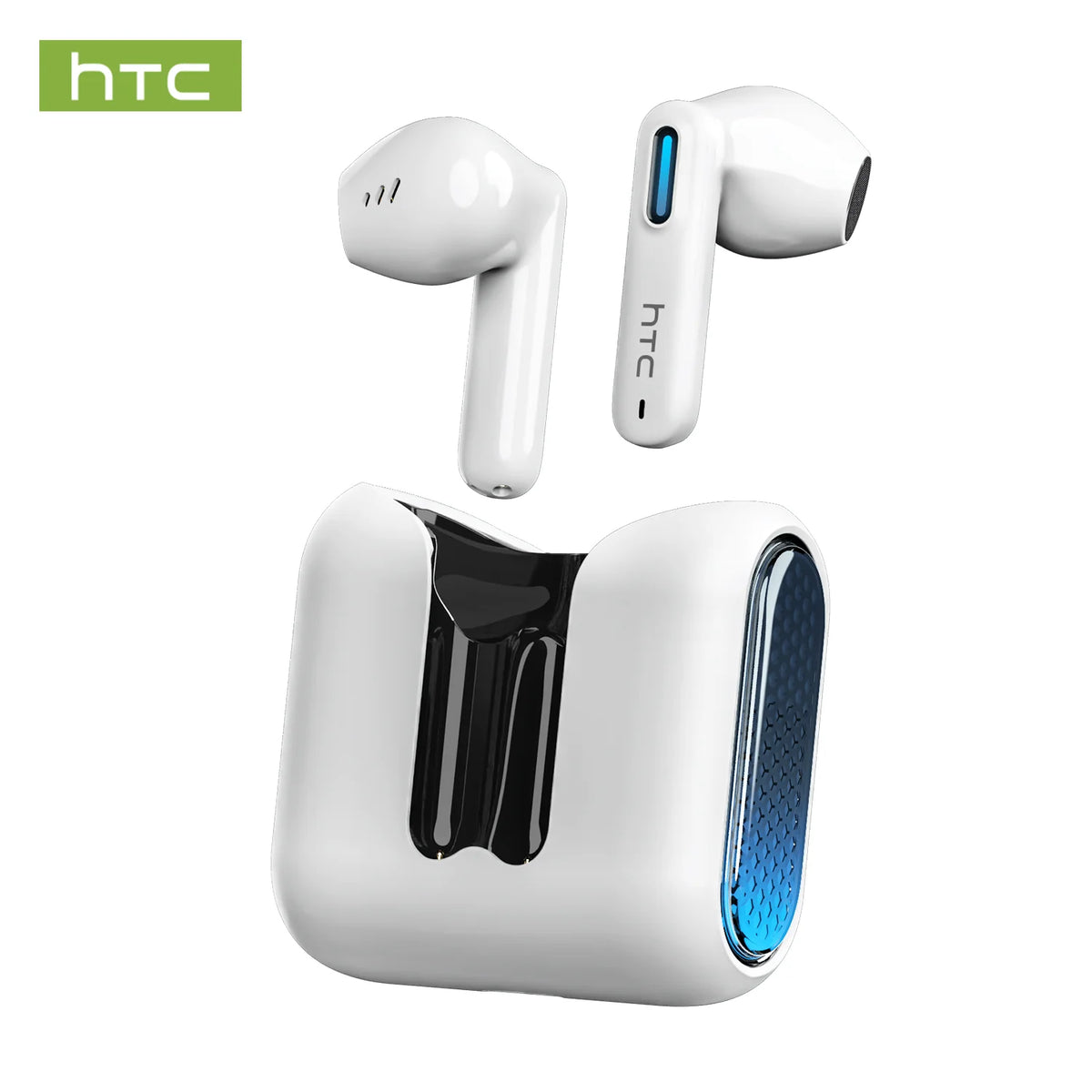 HTC NE49 Bluetooth Earphones V6.0 TWS Sports Wireless Headphones Ultra Low Latency Game Headset Earbuds Long Life