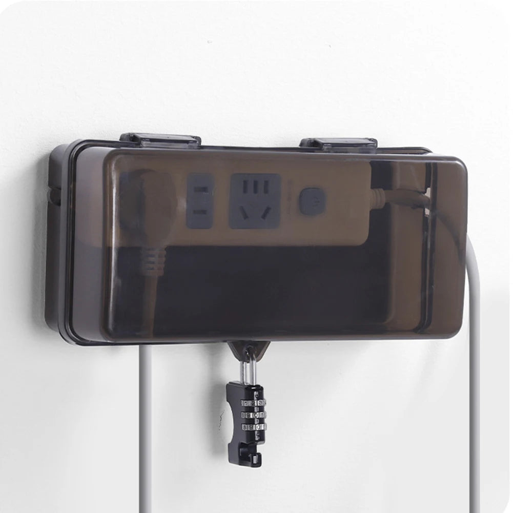 Waterproof Outdoor Extension Cord Cover Lockable Weatherproof Electric Outlet Protector Plug Cover Protect Outlet Plug Socket