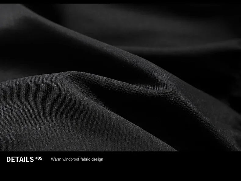 High Quality Long Cotton-padded Coat Warm Simple Solid Color Thin Look High Trend All Quality Fabric Comfortable Men's Parkas