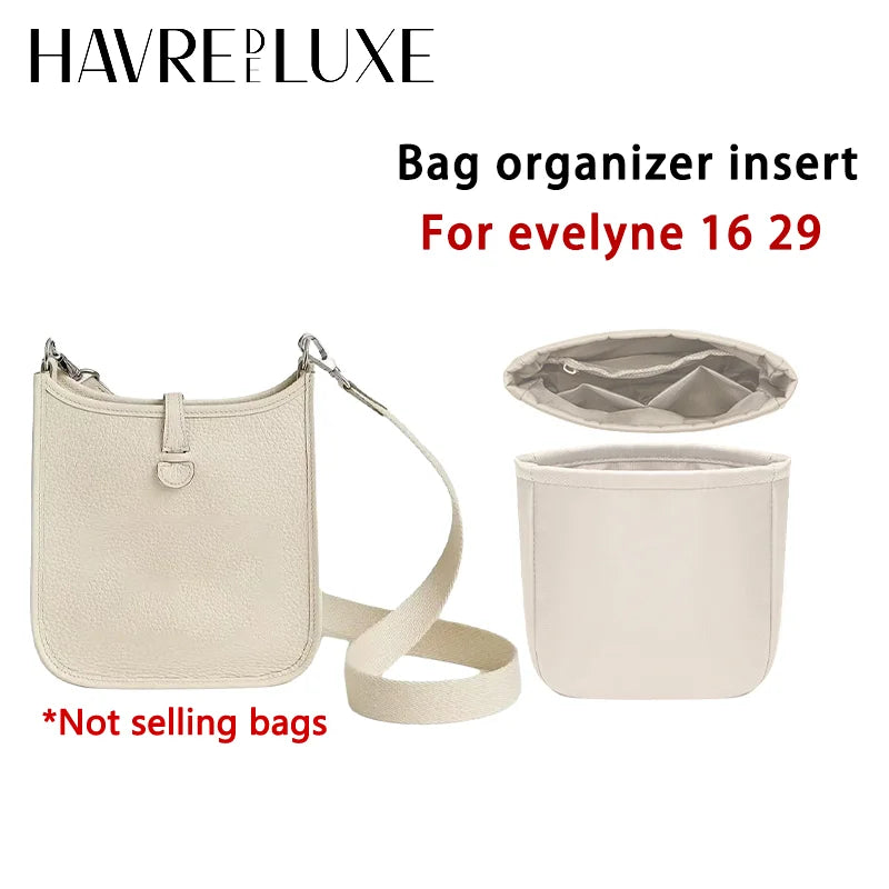 Bag organizer insert for Evelyne 16 29 mini women bag nylon durable bag support bag accessories