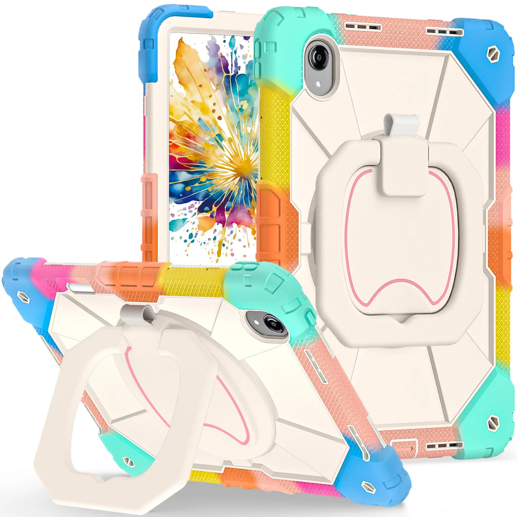 For Lenovo Idea Tab Pro Gen 2 TB390 Xiaoxin Pro 13 GT Rotation Bracelet Stand Case Pencil Slot Heavy Duty Shockproof Cover