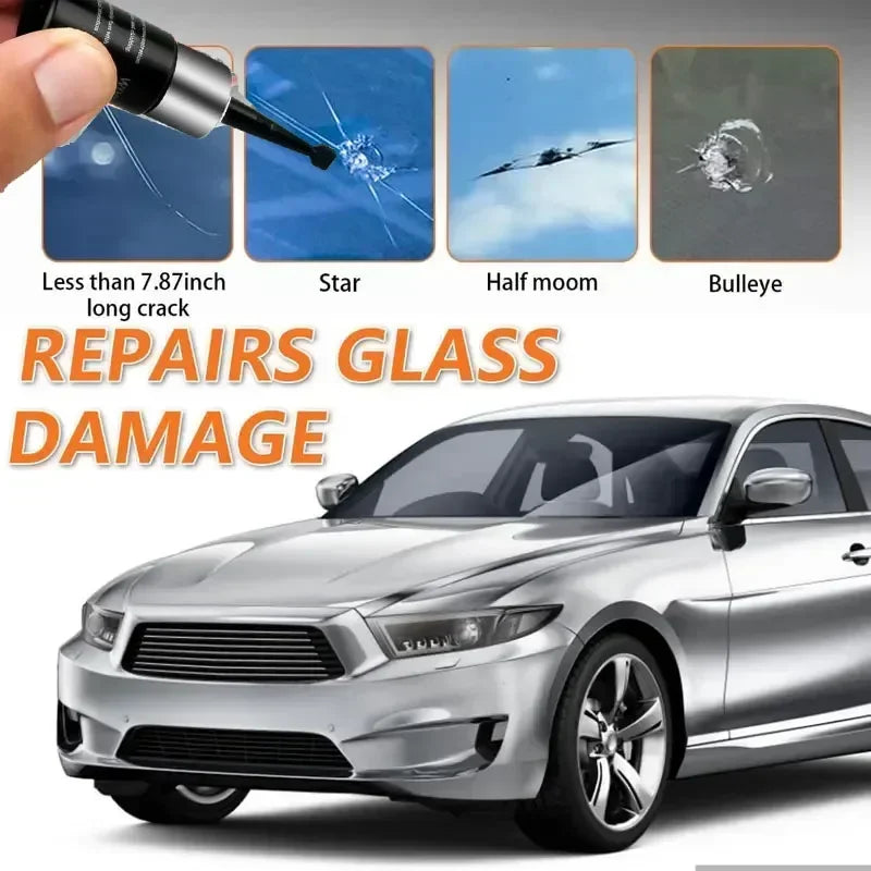 Car Glass Scratch Repair Fluid Agent Set Windscreen Window Glass Nano Scratch Crack CrackResin Repair Agent Tools