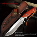 High-Quality Newest Leather Blade Carrier with Storage Pocket Compatible with Various EDC Knives (Knife Not Included)