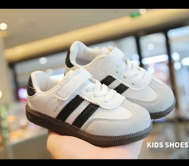Children's Sneakers Boy Spring Autumn Causal Kid Running Walking Shoes Fashion Versatile Girls Tennis Shoes Soft Soled Hook Loop