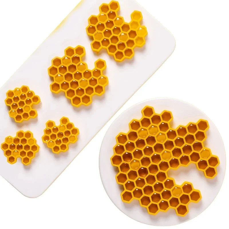 Honeycomb Mousse Cake Mold DIY Chocolate French Dessert Decoration Baking Silicone Mold Kitchen Baking Tool