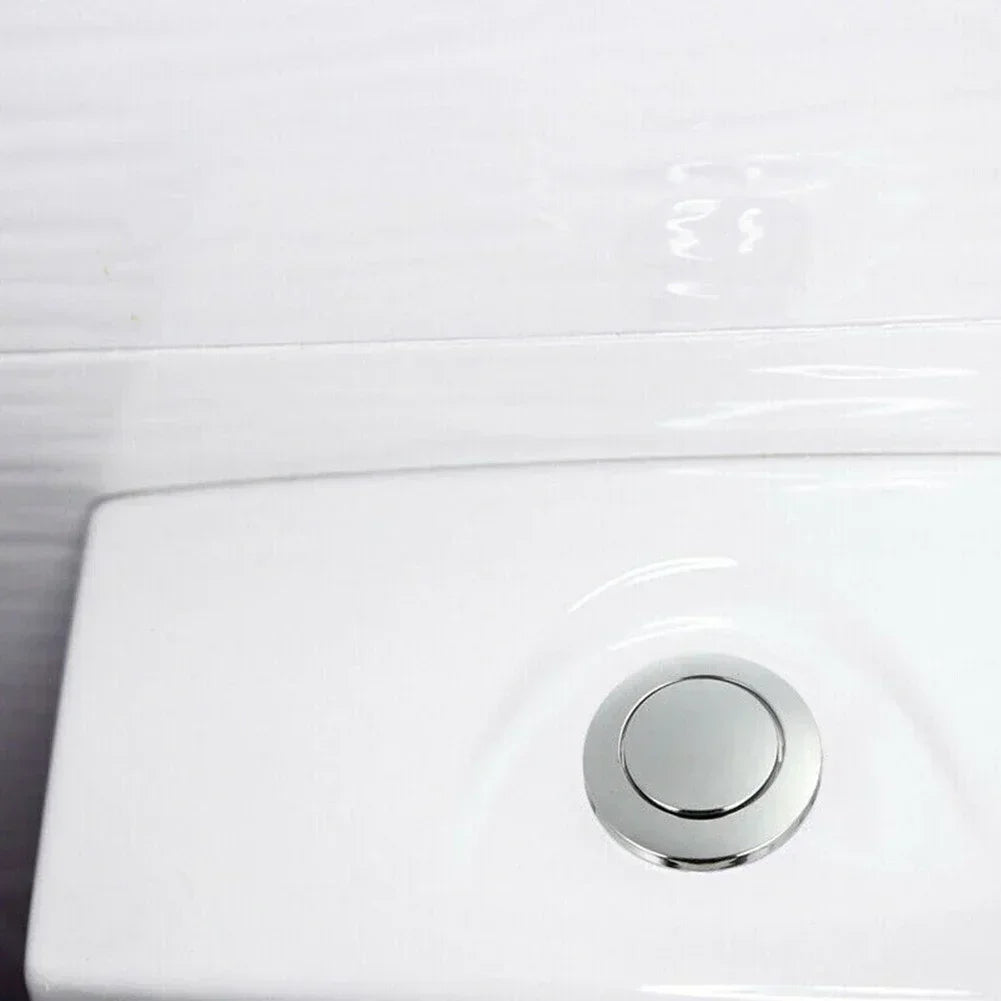 Botão de pressão universal de 38 mm para autoclismo, descarga simples, para sanitas em casas, casas de banho e hotéis
