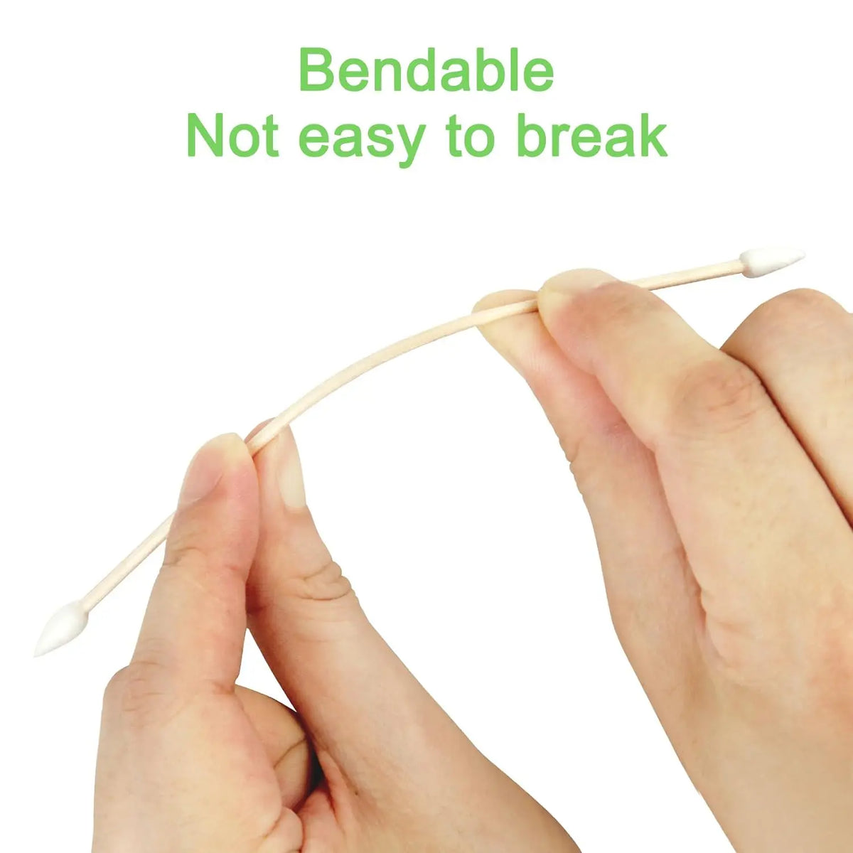 100/300/500pcs Double Pointed Cotton Swab Applicators - 6 Inch Long Cotton Swabs for Tattoo, Cleaning, Makeup & Ear Cleaning