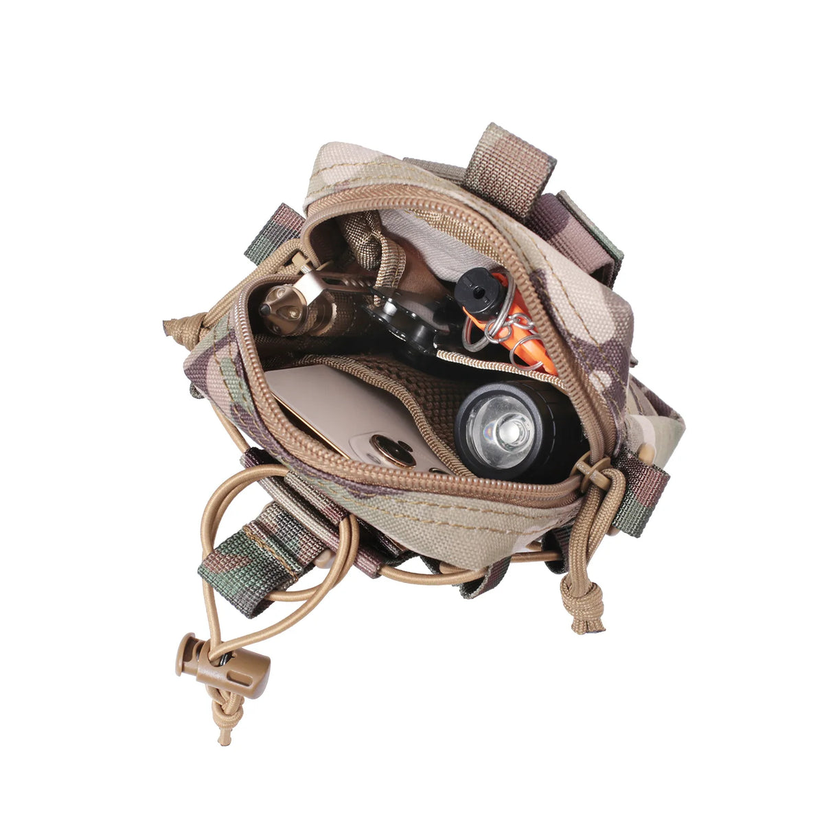 Organizer Waist Pack Bag military Molle EDC Pouch Water Bottle Canteen Kettle Carrier Outdoor Sports Phone Holder Camping Hiking