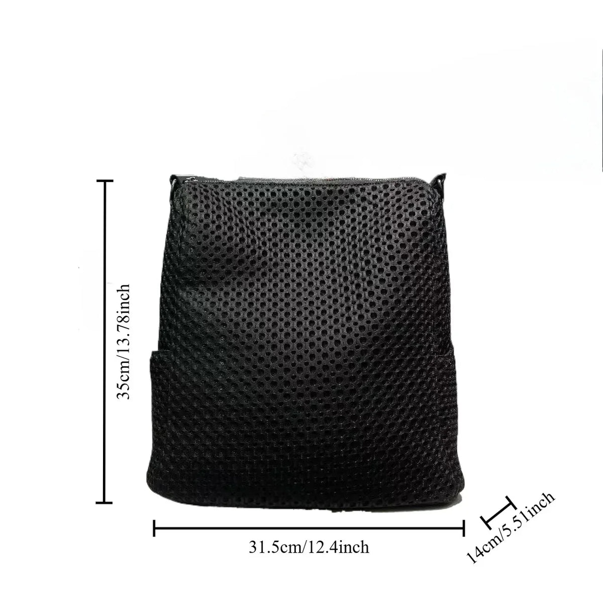 Mochila retro com costuras, moderna e de grande capacidade, saco de ombro casual em rede, ideal para as deslocações diárias