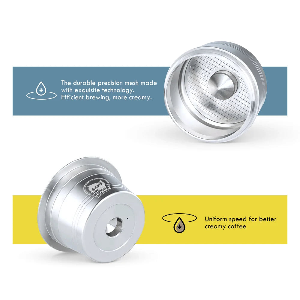 Reusable Coffee Capsule for K-FEE Tchibo Cafissimo Classic Refillable Cafe Filters Stainless Steel Espresso Coffee Pods