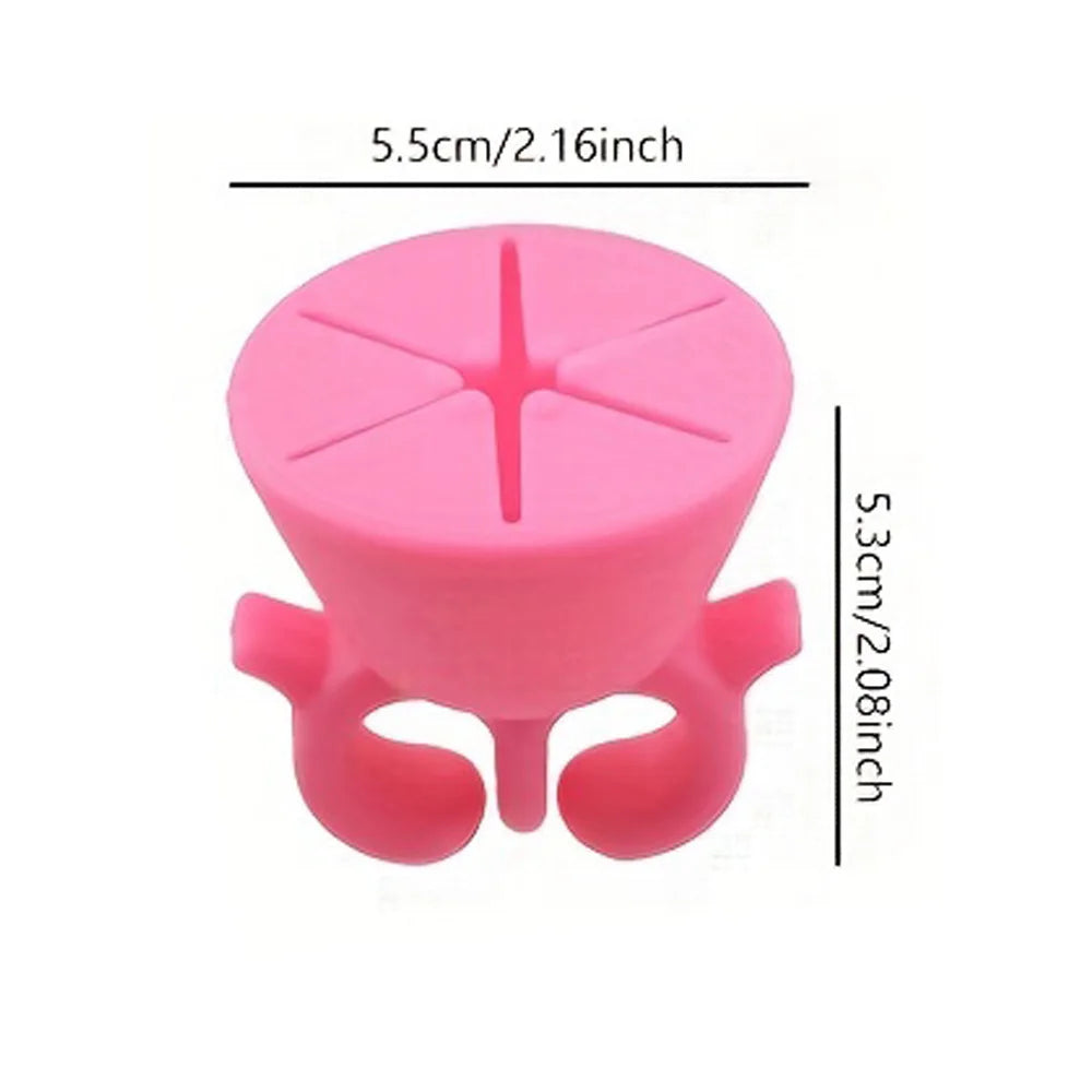 Finger Storage Box, Fragment Collector, Paper-Cut and Handicraft Tools, Nail Polish Bottle Holder, Silicone Products
