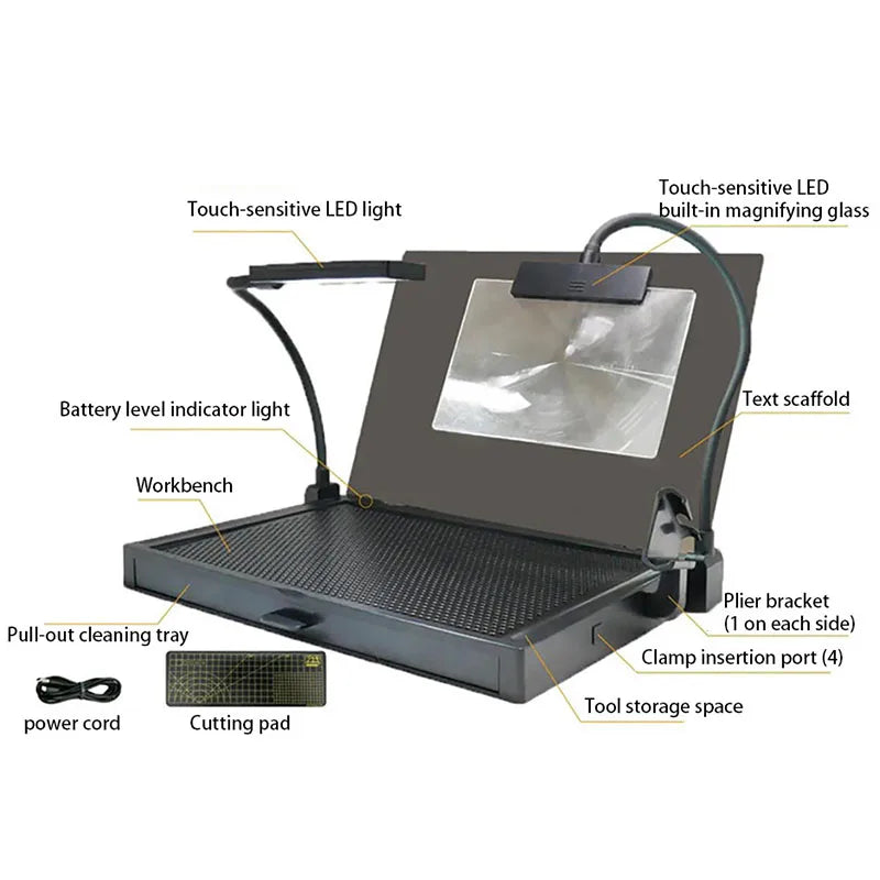 Professional Upward Committee Model Workbench Edition 2.0 for Cutting Grinding Assembly And Model Making