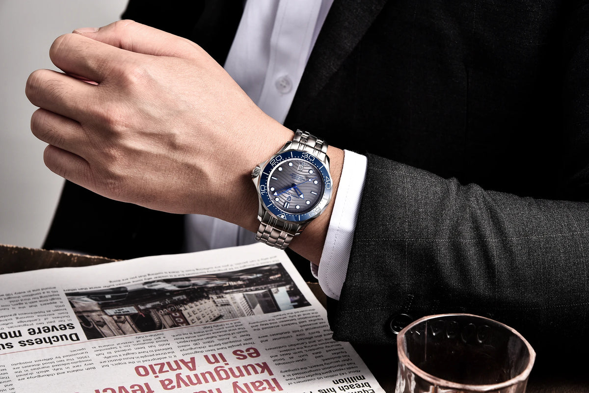 PAGANI DESIGN Men's Automatic Mechanical Watch Exclusive Customization Limited-Edition Luminous Sapphire Mirror Reloj De Buceo