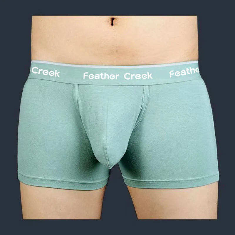 Men's boxers with big pockets sexy briefs men's underwear