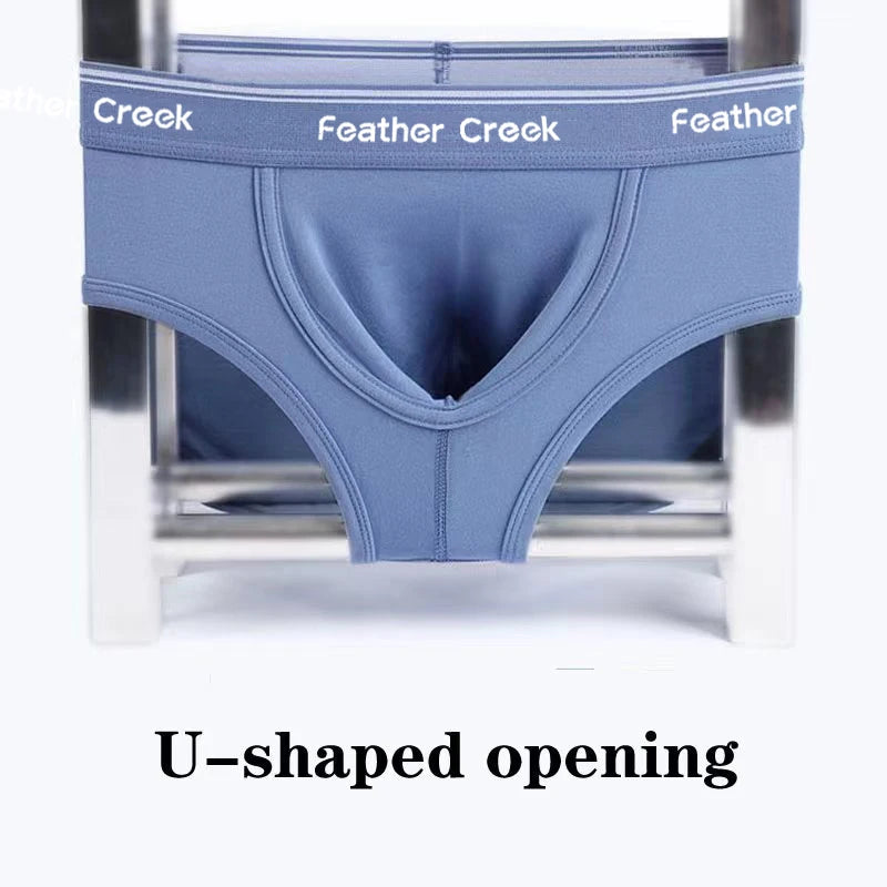 Men's boxers with big pockets sexy briefs men's underwear