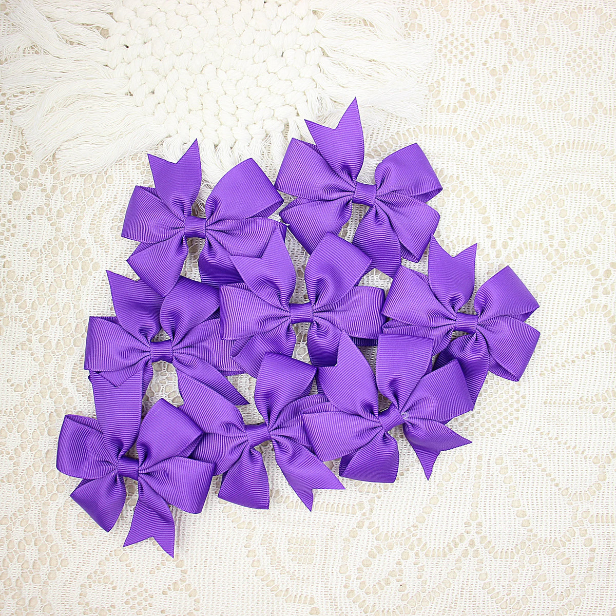 10pcs Ribbon Bow Hair Clip for Girls Hair Accessories Winnower Children Alligator Clip Kids Hairbow Hairpin Grosgrain Barrettes