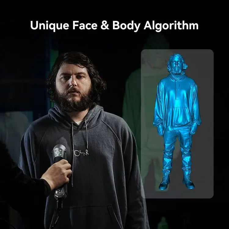 Creality 3D Scanner CR-Scan Raptor Multiple-line Blue NIR 0.02mm Accuracy 60FPS Anti-Shake Tracking Scanning 24Bit Color Scanner