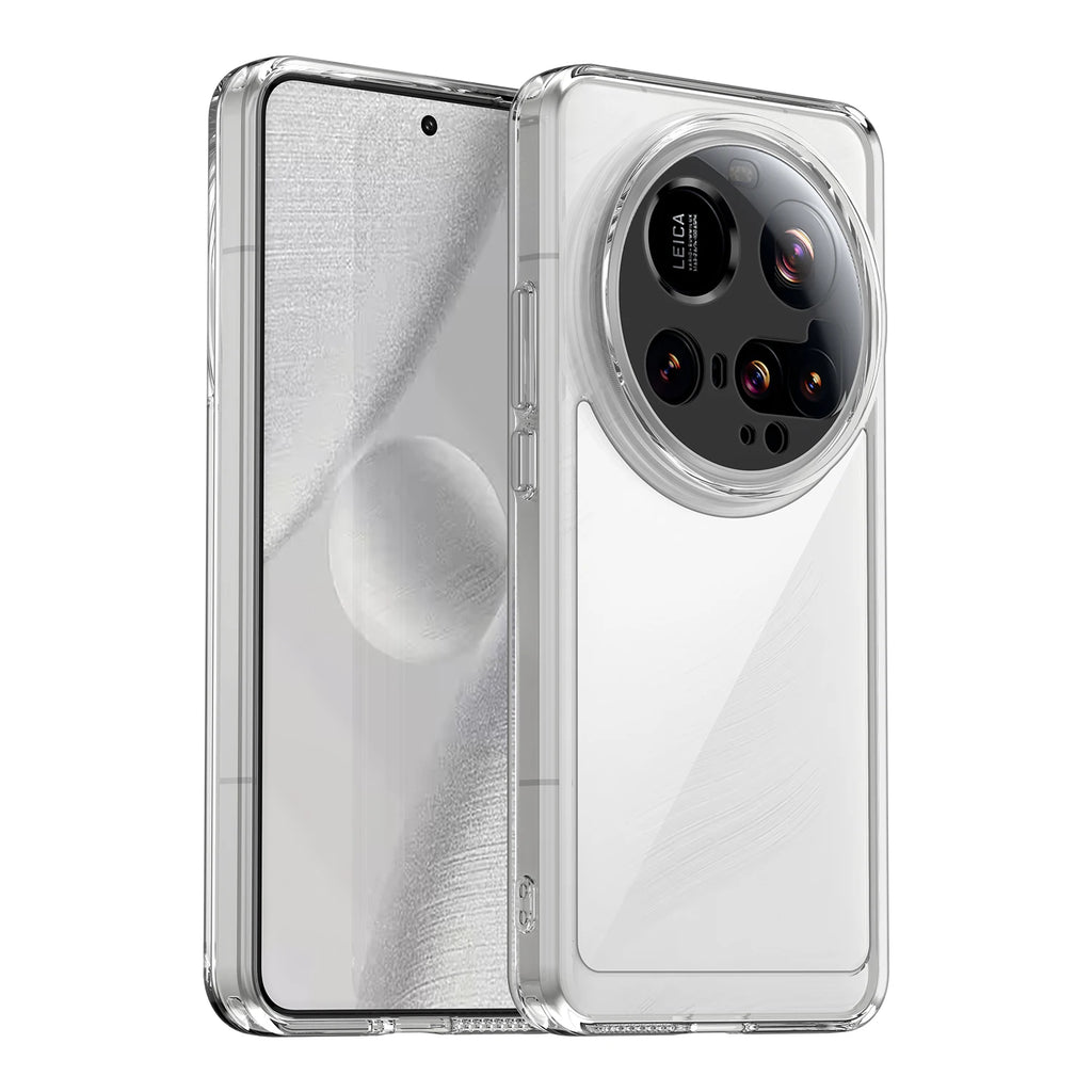 Transparent anti drop fall Cases For Xiaomi 15 Mi15 Ultra 15Ultra case Silicone Acrylic soft shell covers woman Phone Capa чехол