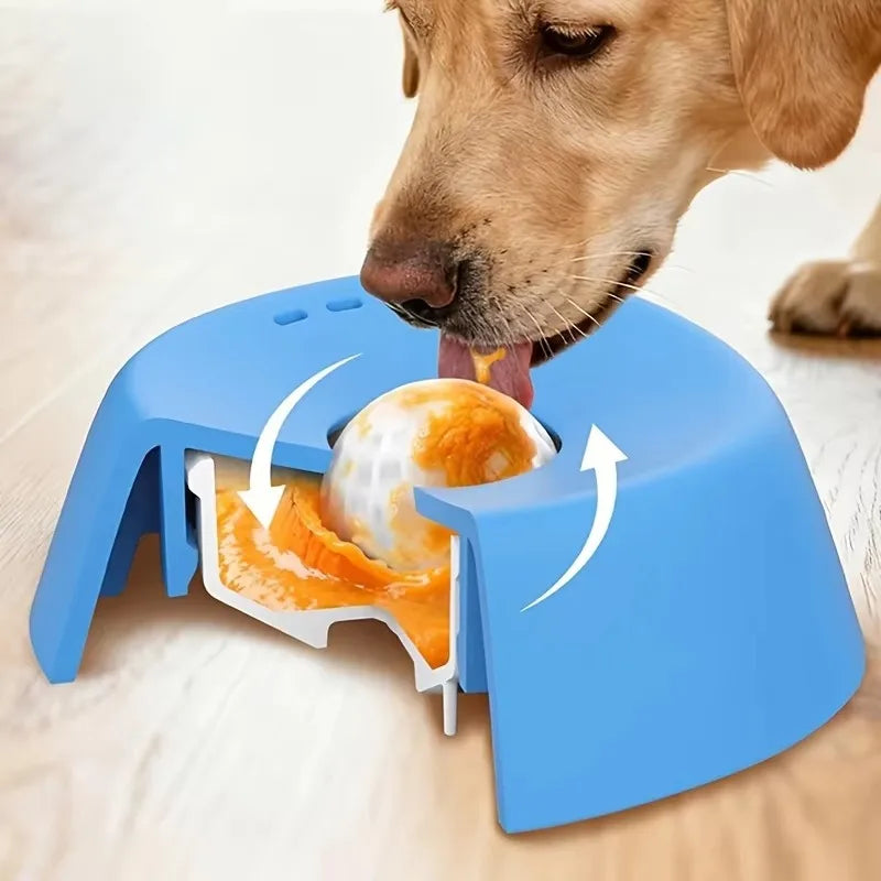 Pet Slow Licking Bowl For Dogs Cats Anti-Choking Dog Bowl Liquid Treats Bone Yogurt Healthy Pet Slow Food Feeder Dog Accessories