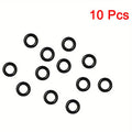 10un/lote O-ring de borracha para saída de limpeza de pistola de água de alta pressão, anel preto, acessórios para máquina de lavar carro, acessórios para pistola de água para estética automóvel