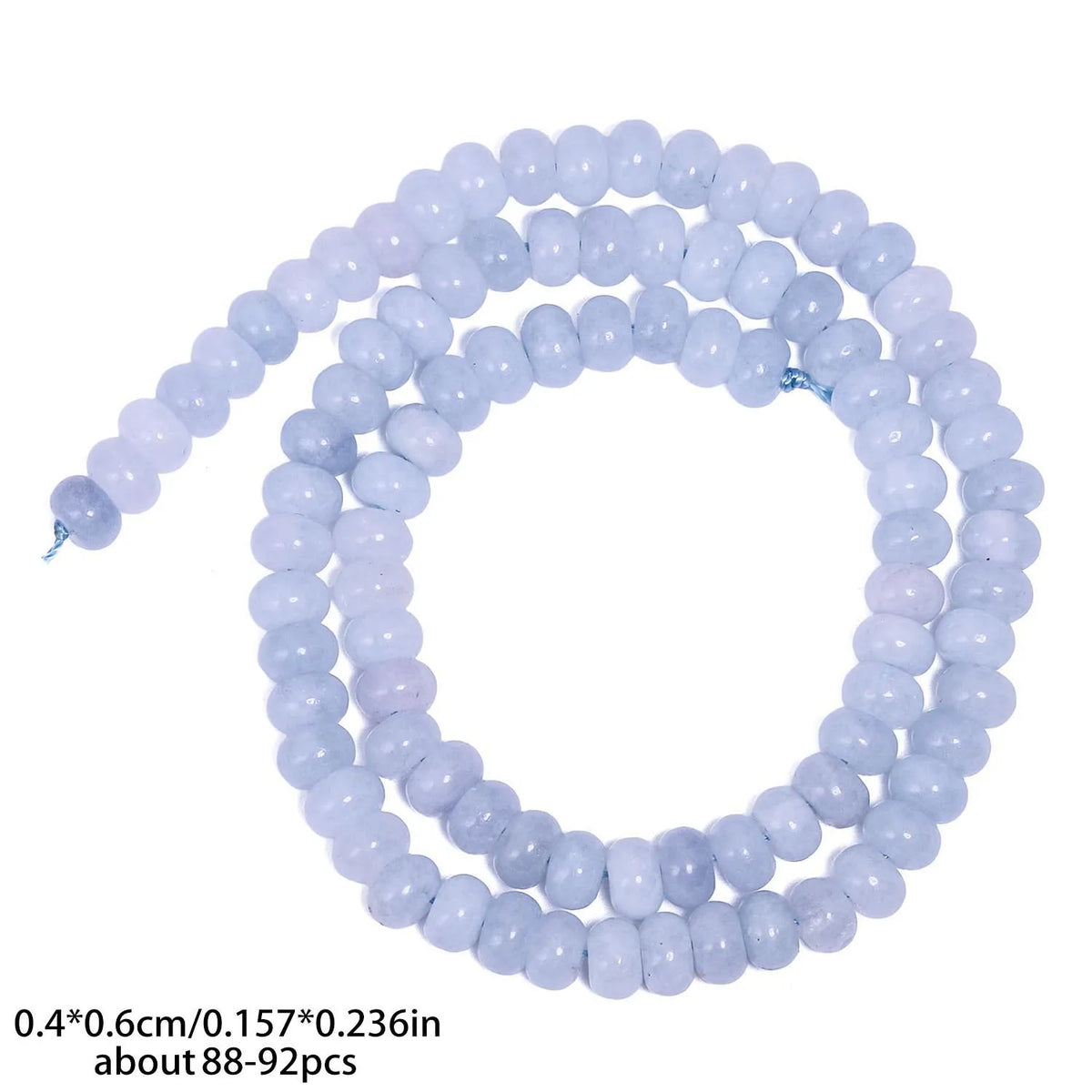 4x6mm Abacus Shape Jade Stone Beads Multicolor Mixed Spacer Beads for Jewelry Making Handmade DIY Bracelet Necklace Pendant
