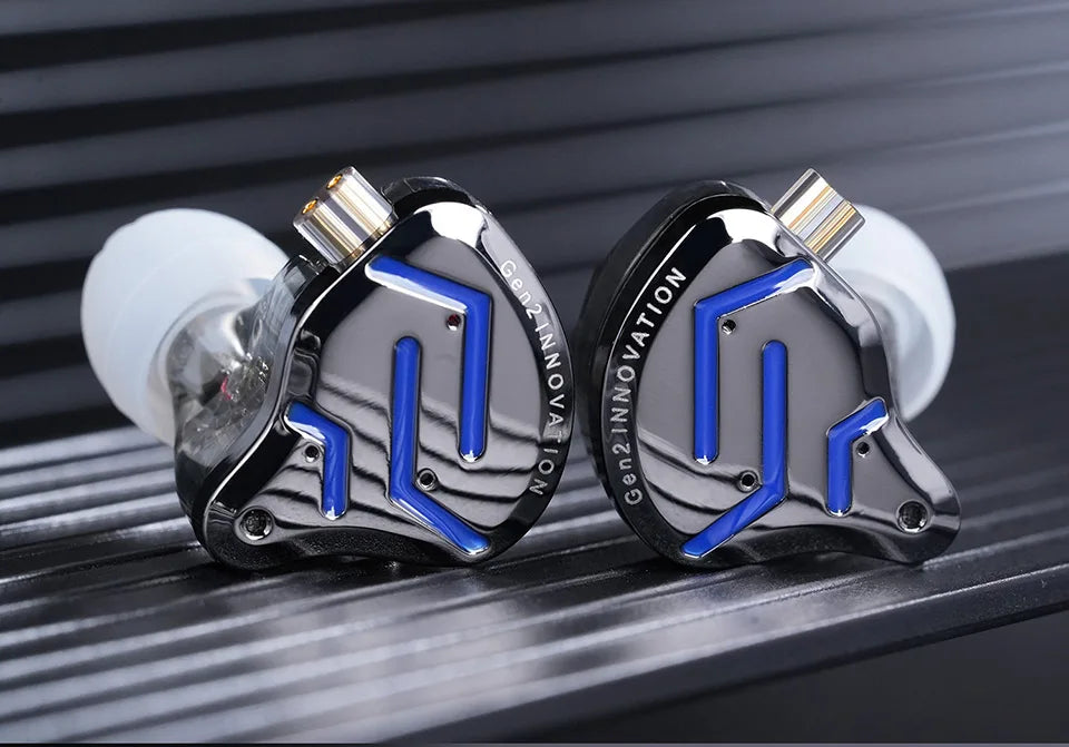 KZ ZSN Pro 2 Hybrid Drive 1BA+1DD In Ear Metal Earphones HIFI Bass Headset Monitor Earbuds Sport Noise Cancelling Headphone